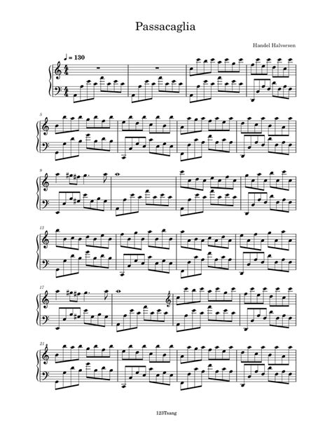 Passacaglia Georg Friedrich Händel Piano Tutorial