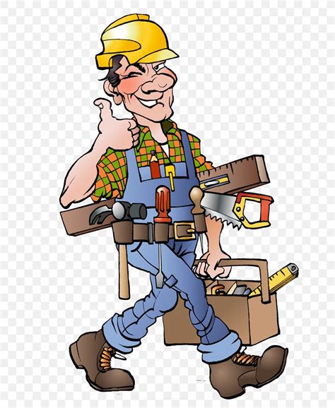 Cartoon Carpenter Drawing Illustration Png 673x1000px Cartoon Art