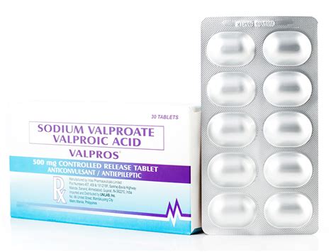 Valpros Tablet Anticonvulsant And Antiepileptic Medicine Unilab