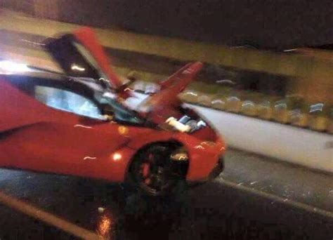 Ferrari Laferrari Crashed In Shanghai Gtspirit