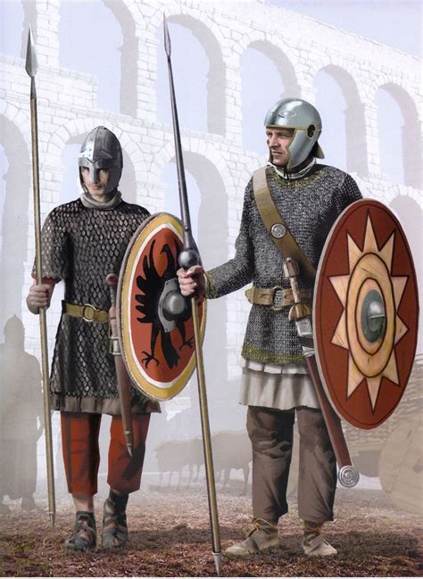 Late Roman Legionaries Fourth Century Ad Soldati Romani Arte