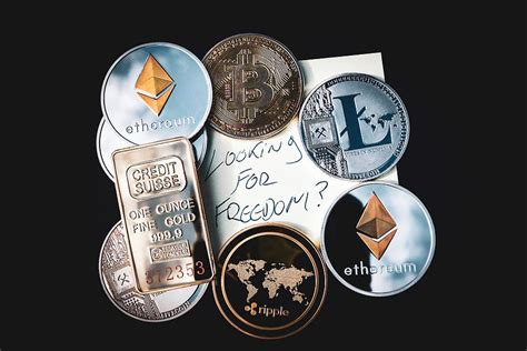 Cryptocurrency Concept Blockchain Money Bitcoin Ethereum Crypto Business Virtual