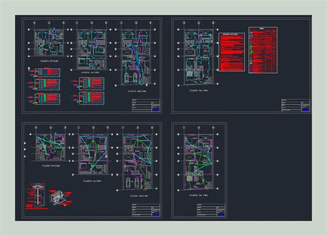 Houses Electric Installation Dwg Block For Autocad Designs Cad