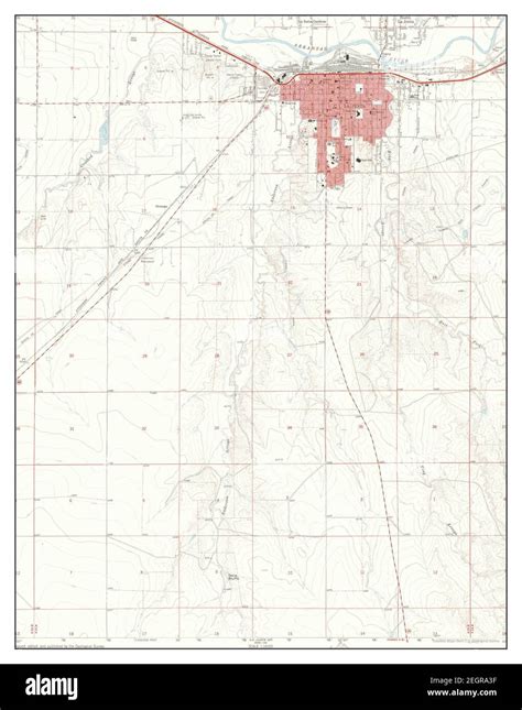 La Junta Colorado Map 1966 124000 United States Of America By