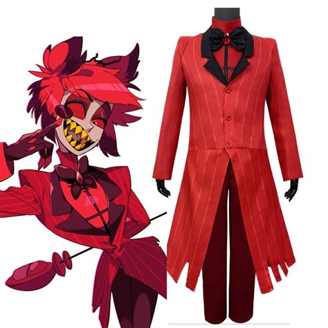 Hazbin Hotel Alastor Outfit Halloween Carnival Suit Cosplay Costume