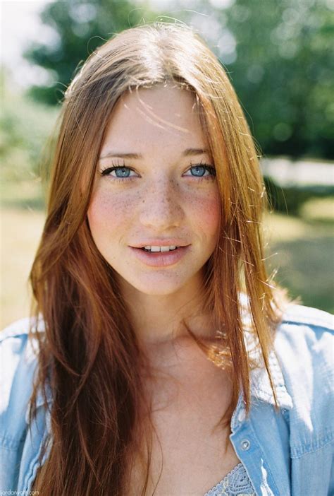 love the natural summer red hair blue eyes freckles girl beautiful redhead
