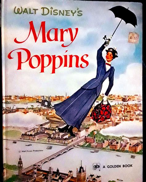 mary poppins 1960 s book illustration walt disney dis