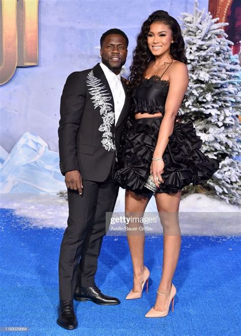 Kevin Hart And Eniko Parrish Attend The Premiere Of Sony Pictures