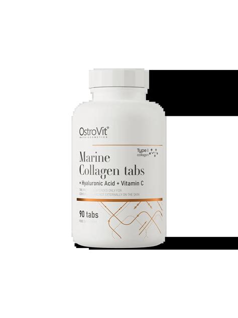 Ostrovit Marine Collagen With Hyaluronic Acid And Vitamin C Tabletss
