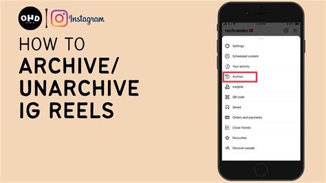 How To Archive And Unarchive Instagram Reels Quick Easy Youtube
