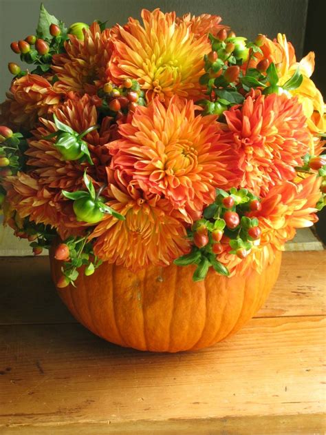 Traditional And Untraditional Pumpkin Arrangements