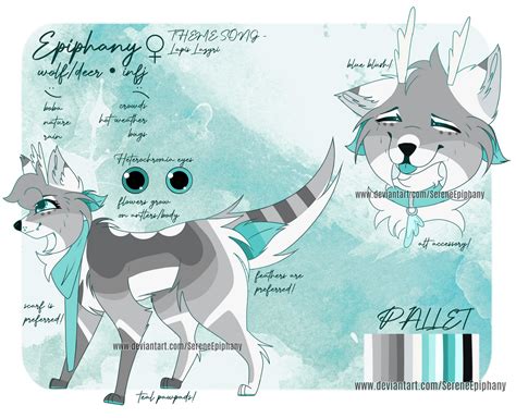 Updated Fursona Reference Sheet 2021 By Sereneepiphany On Deviantart