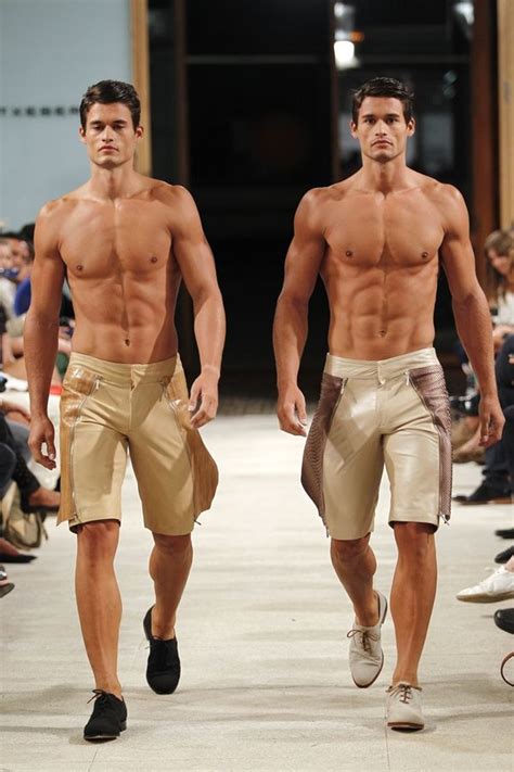 OMG Theyre Naked Twin Fashion Models Juan Cesar Hortoneda
