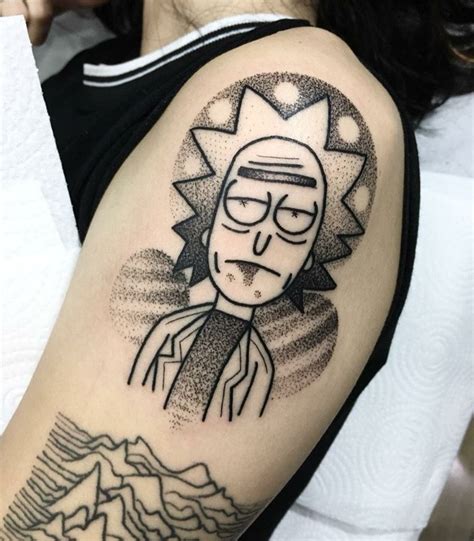 Rick Rick And Morty Por Giovanni Muglia Gmugliatattoo Gamer Tattoos