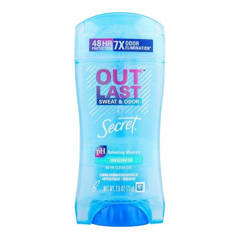 Buy Secret Outlast Sweat And Odor Ph Balancing Minerals Unscented 48h