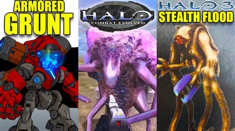 Halo Enemies That Didnt Make The Cut Deleted Halo Enemies Youtube