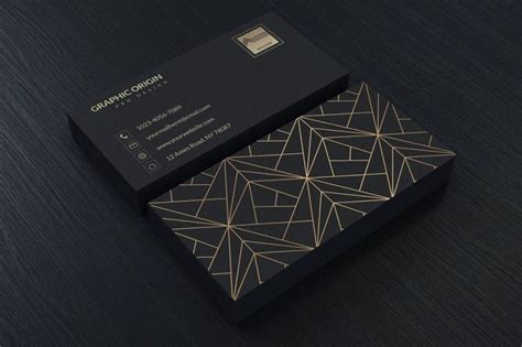 30 Elegant Black And Gold Business Card Templates Creatisimo