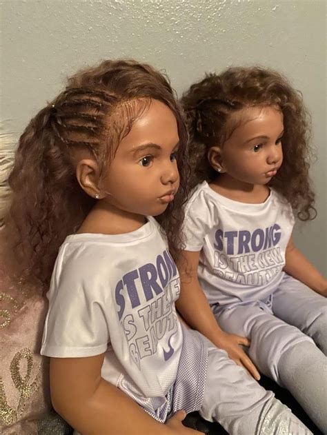 Sandy Haired Aloenka Twins Etsy In 2020 Mixed Girl Hairstyles
