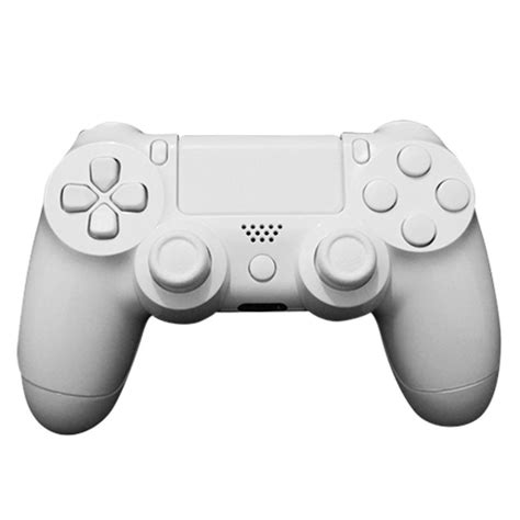 Playstation Dualshock 4 Custom Controller White On White Gloss Games