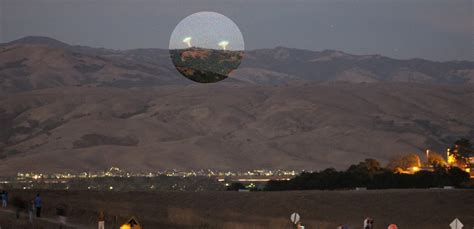 Super Moon Ufo Photographed Over Mt Hamilton Over California Ufo