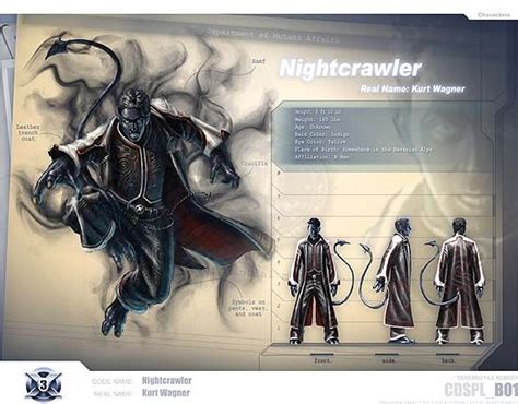 Nightcrawler Concept Art Nightcrawler X Men Character Modeling