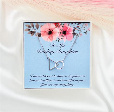 Daughter T Birthday T For Daughter Necklace T Etsy