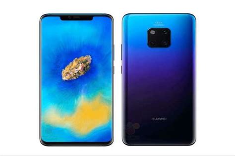 Huawei Mate 20 Pro With Triple Rear Cameras Tipped In