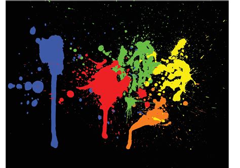 Color Paint Splashes Download Free Vector Art Stock Graphics And Images