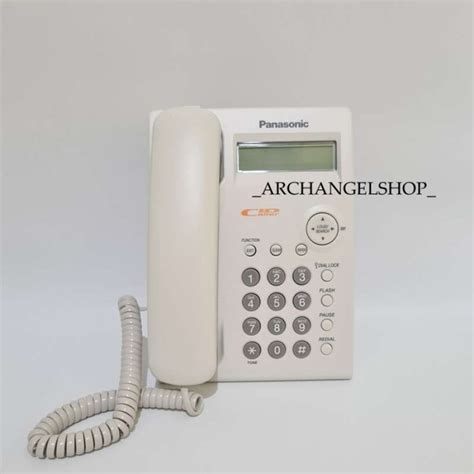 Promo Telepon Meja Kantor Telpon Rumah Panasonic Kx Tsc11 Putih