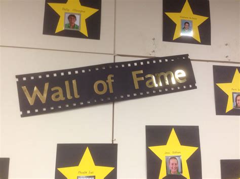 Ideas For A Wall Of Fame Preschool Graduation Theme Wall Of Fame