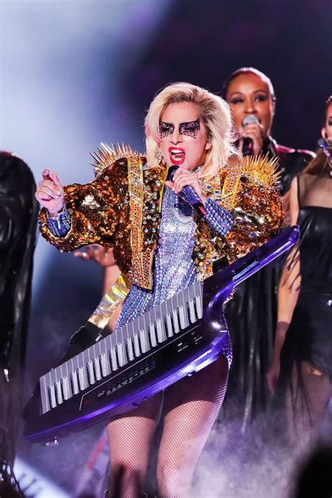 Lady Gaga Performs During The Super Bowl Li Halftime Show Mirror Online