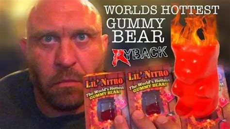 worlds hottest gummy bear 3x lil nitro hot food challenge ryback tv lilnitrochallenge