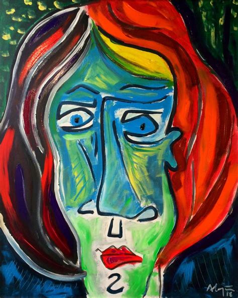 Gratuit pour un usage commercial. Sad woman (2016) Acrylic painting by ALEJOS | Artfinder