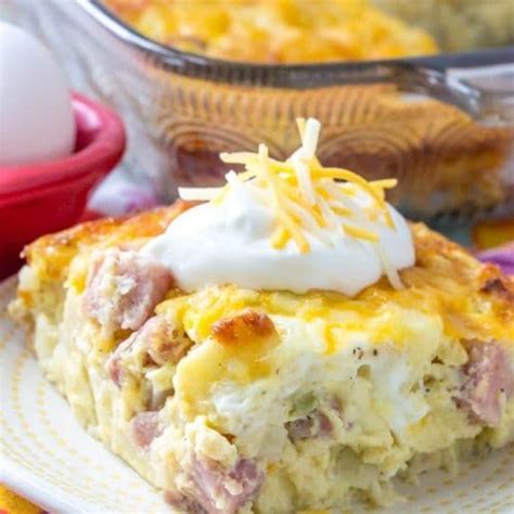 Ham And Potato Breakfast Casserole For Two Breakfast Potato Casserole