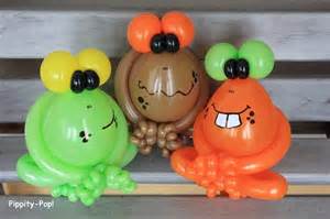 Balloon Frogs With Images Balloon Crafts Halloween Balloons Easy