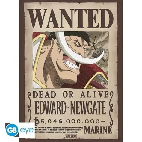 One Piece Wanted Whitebeard Poster 52x38cm Mythic Vault