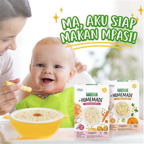 Maybe you would like to learn more about one of these? Bubur Bayi Promina Homemade 8 bulan 100 gr: Promina Salmon ...