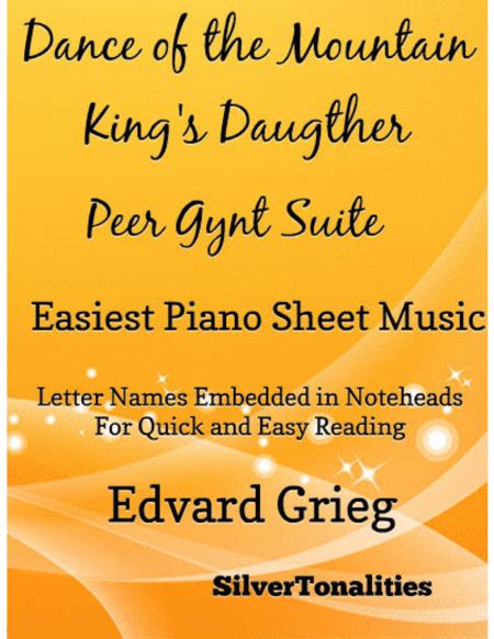 Dance Of The Mountain Kings Daughter Peer Gynt Suite Easiest Piano