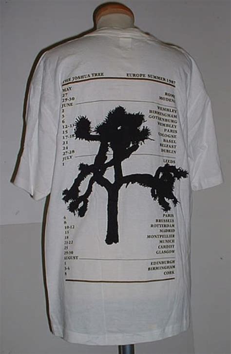 Special offer, not available in shops comes in a variety of styles and colours buy yours now before it is too late! U2 The Joshua Tree - Europe Summer 1987 UK t-shirt (333681)