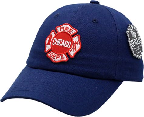Chicago Fire Department Hat Maltese Patch Slouch Buckle Back