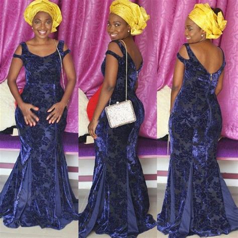 Best Nigerian Lace And Velvet Dress Styles Fashenista