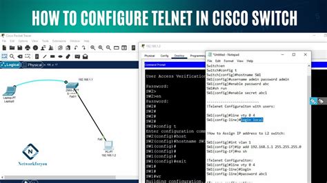 How To Configure Telnet In Cisco Switch Enable Telnet On A Cisco