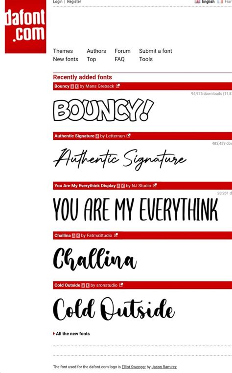 Some Type Of Font That Is On Top Of A Web Page With Red And White Stripes