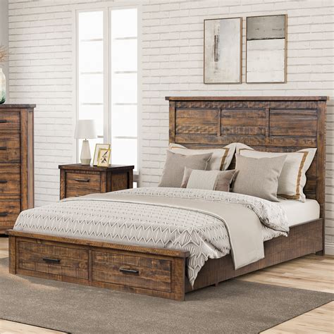 Tophomer Queen Size Wood Bed Frame Platform Bedroom Mattress Foundation