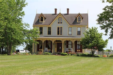 Beautiful Victorian Style Farm House With An Awesome Front Porch And A