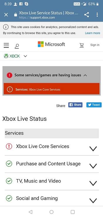 I appearing as online on both xbox and discord and my game activities are set to 'show game' so. Xbox Live down and not working currently, users getting ...