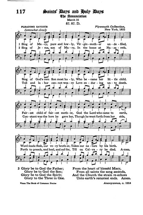 The Hymnal Of The Protestant Episcopal Church In The United States Of