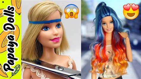 Barbie Doll Makeover Transformation 😱 Barbie Hair Transformation 😱 Diy