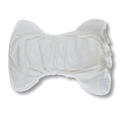Incontrol Nighttime Fitted Cloth Diaper White Largex Large