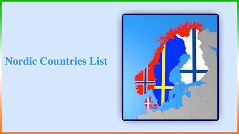 Nordic Countries List 2023 Nordic Vs Scandinavian
